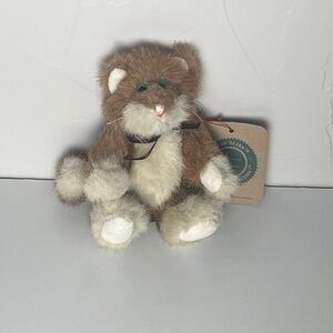 Vintage 1990-1996 J.B. Bean & Associates Boyds Bear "Keats" Plush Cat w Tags